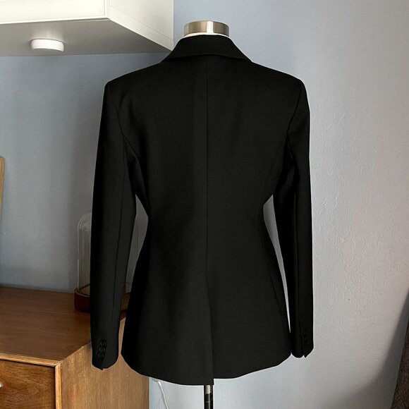 ALLSAINTS Afia Double-breasted Blazer Black - Picture 8 of 12